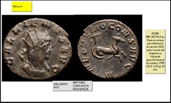 ROME GALLIEN NEPTUNO CONS AVG HIPPOCAMPE A DROITE N EN EXERGUE GALLIENVS AVG