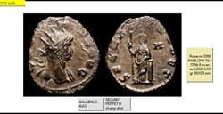 ROME GALLIEN SECVRIT PERPET H champ droit GALLIENVS AVG