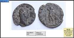 MILAN GALLIEN APOLLO CONSERVA GALLIENVS AVG