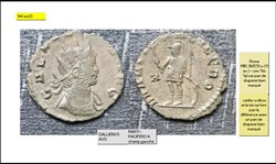 ROME GALLIEN MARTI PACIFERO A champ gauche GALLIENVS AVG