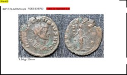 ROME CLAUDE II FIDES EXERCI IMP C CLAVDIVS AVG