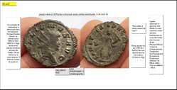 ROME GALLIEN IOVI PROPVGNAT X champ gauche GALLIENVS AVG