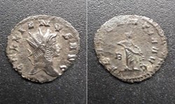 ROME GALLIEN ABVNDANTIA AVG/ B champ gauche GALLIENUS AVG