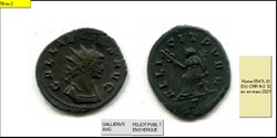 ROME GALLIEN  FELICIT PVBL T EN EXERGUE  GALLIENVS AVG
