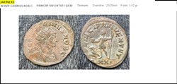 TICINIUM CARIN PRINCIPI IVVENTVT  QXXI  EN EXERGUE