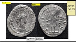 ROME GALLIEN GENIVS AVG VI champ gauche IMP GALLIENVS AVG
