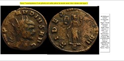 ROME CLAUDE II FIDES MILITVM ε epsilon EN EXERGUE IMP CLAUDIUS AVG