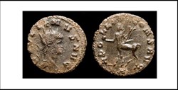 ROME GALLIEN  APOLLINI CONS AVG centaure a gauche H en exergue GALLIENVS AVG