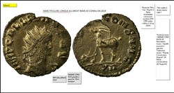 ROME GALLIEN DIANAE CONS AVG gazelle à gauche XII en exergue IMP GALLIENUS AVG