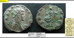 ROME GALLIEN  SECVRIT PERPET H champ droit  GALLIENVS AVG