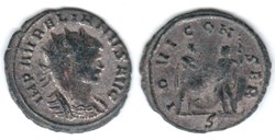 Aurelian RIC 2587 var