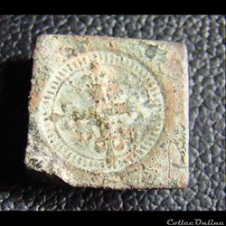 Demi quart d'écu en argent d'henri III à louis XIV