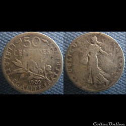 50 centimes 1909