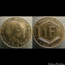 1 Franc 1988 de Gaulle