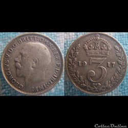 3 Pence 1917