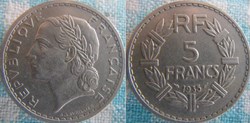 5 Francs 1935