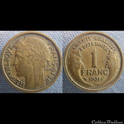 1 Franc 1931