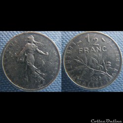 Demi Franc 1965