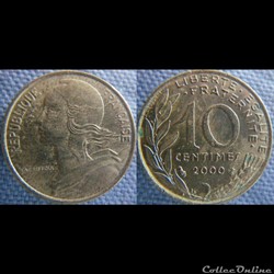 10 Centimes 2000