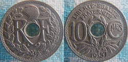 10 Centimes 1937