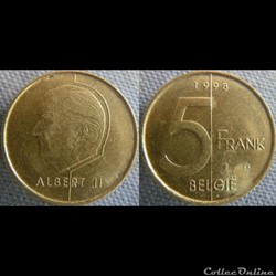 5 Francs 1998 fl