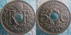 5 Centimes 1934