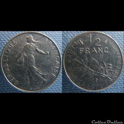 Demi Franc 1986