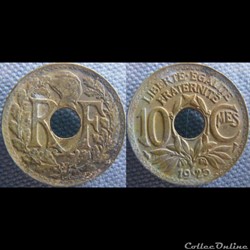 10 Centimes 1925