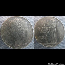100 Lire 1956