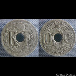10 Centimes 1941