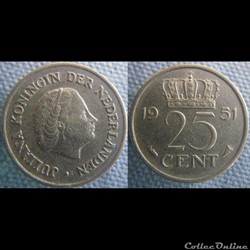 25 Cents 1951