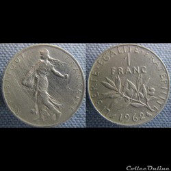 1 Franc 1962