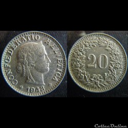 20 Rappen 1943 B