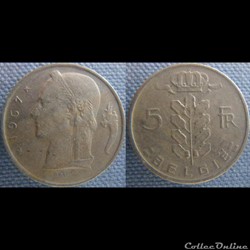 5 Francs 1967 fl