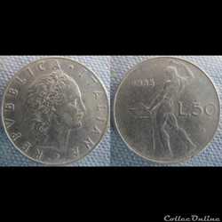 50 Lire 1955