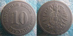 10 pfennig 1889 A