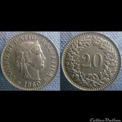 20 Rappen 1960 B