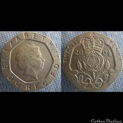 20 Pence 2004