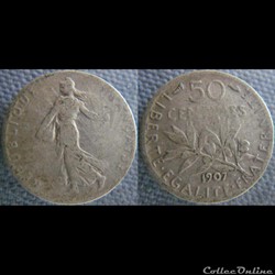 50 centimes 1907