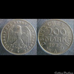 200 Mark 1923 A