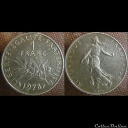 1 Franc 1978