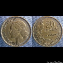 20 Francs 1950