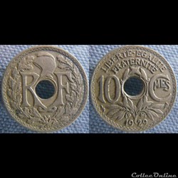 10 Centimes 1929