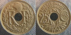 25 Centimes 1936