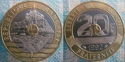 20 Francs 1992