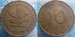 10 Pfennig 1972 J