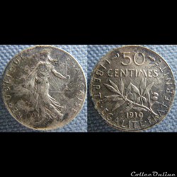 50 centimes 1910