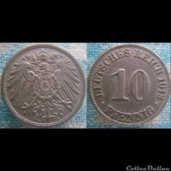 10 pfennig 1913 A