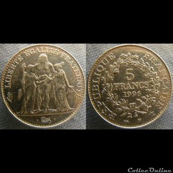 5 Francs 1996 Hercule