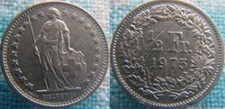 1/2 Franc 1975
